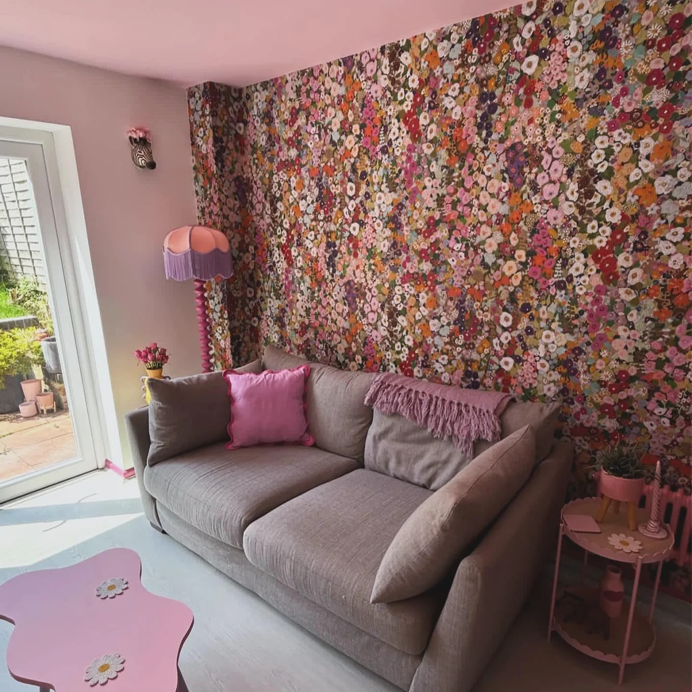 Bedroom with freshly decorated walls and coordinated residential finishes