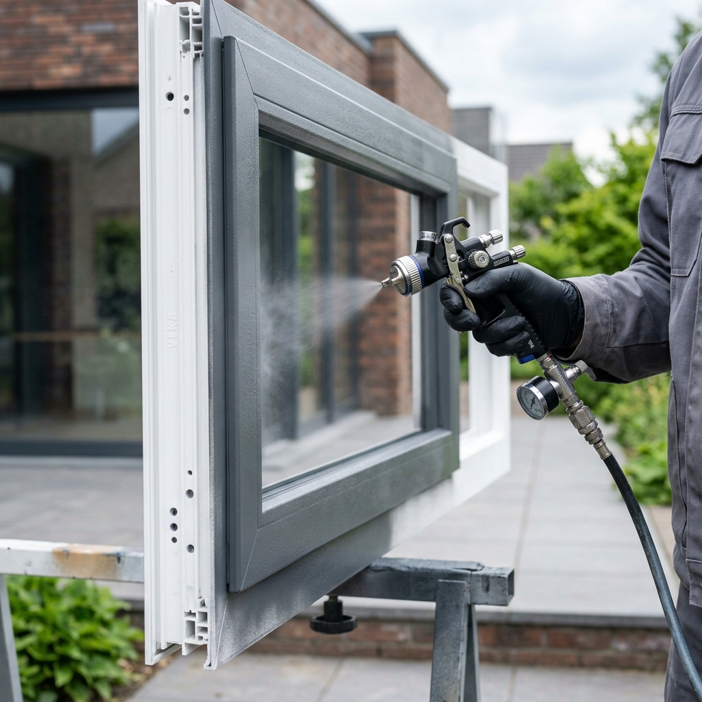 uPVC Spraying Worcester Rose